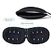 Eye Mask 2 Pack Eyeshade for Sleeping 3D Contoured Shape Lightweight & Comfortable Good Night Eye Masks for Women, Men, for Travel, Nap, Shift Work (Black & Blue)