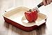 Le Creuset Stoneware 7-by-5-Inch Rectangular Dish, Cherry