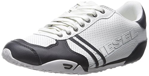Diesel Men's Harold Solar Fashion Sneaker,White/Black,8 M US