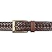 Dockers Men's Leather Braided Casual and Dress Belt,Tan Glazed,52