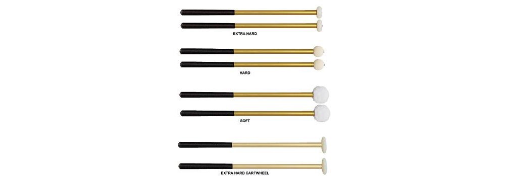 Vic FIrth - Corpsmaster® Series Multi-Tenor Drumsticks - Extra Heavy Gauge Aluminium Shaft- Extra Hard