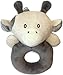 X-Large Premium Baby Rattle, Extra Soft Plush Cow Teether, (BPA Free), by LittleFoot Nation, Safe for Teething, Develops & Improves Baby's Hand-Eye Coordination