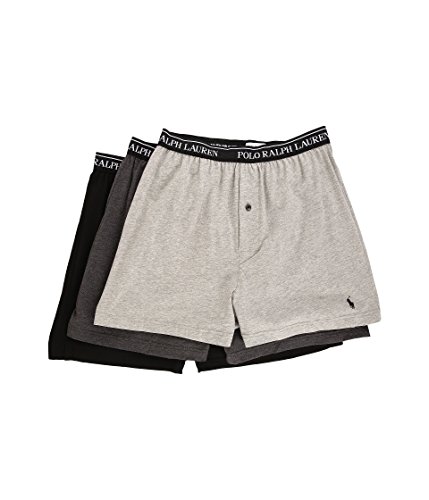 Polo Ralph Lauren Men's 3-Pack Knit Boxer Assortment Underwear