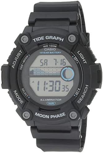 Amazon.com: Casio WS-1700H Series | Illuminator Tide Graph Moon