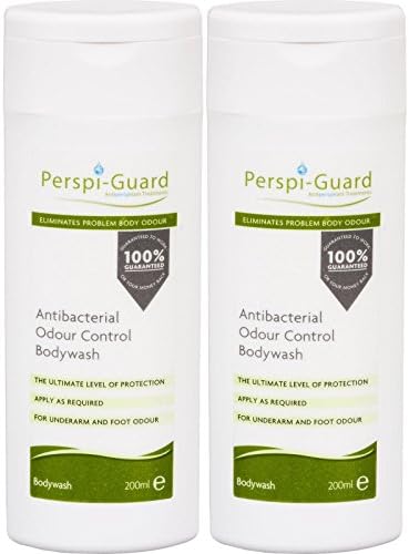 2 x Perspi-Guard Antibacterial Odour Control Shower Gel Cleansing 200ml Bodywash For Men & Women: Use all over the body to eliminate problem odour Triclosan to effectively target & reduce odour-causing bacteria