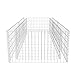 Retrome Gabion Planter Vegetable Bed Gabion Basket – Silver Galvanised Steel 71″x35.4″x19.7″thumb 4