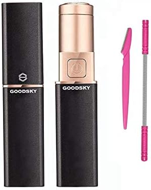 Urhairsolutions Facial Hair Remover - Rechargeable Removal Tool for Women with Eyebrow Shaper and Spring Threader
