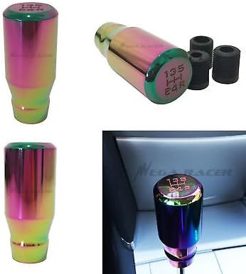 Manual Tranmission Speed 4 5 6 Metal NEO Rainbow Gear Stick C4 Auto Shift Knob