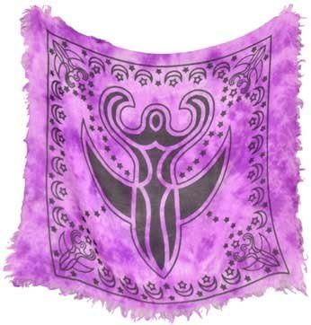 Goddess altar cloth 18" x 18"