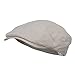 e4Hats.com Men's Linen Summer Ivy Cap - Beige S/M