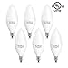 SHINE HAI Candelabra LED Bulbs 40W Equivalent, 4000K Neutral White Decorative Candle Light Bulb E12 Base, B11 Led Light Bulbs, UL-Listed, 120V, 3 Years Warranty, Pack of 6