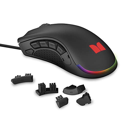 Monster Alpha 9.0 RGB Wired Gaming Mouse, Customizable Buttons