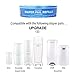 Diaper Pail Refill, 100% Lock Smell Compatible with Diaper Genie Pails 1120 Count Supply 4 and 6 Months (4 Pack)