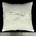 Ivory Faux Pearl Flower Wedding Party Ring Pillow Cushion by YBC