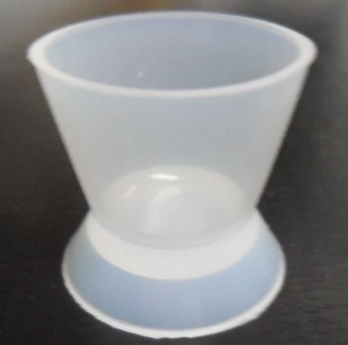 10 Pieces Flexible Silicone Dappen Dish Small Mixing Bowl Cup 5ml. Dimensions: 7/8" Diameter at Top x 1" Height