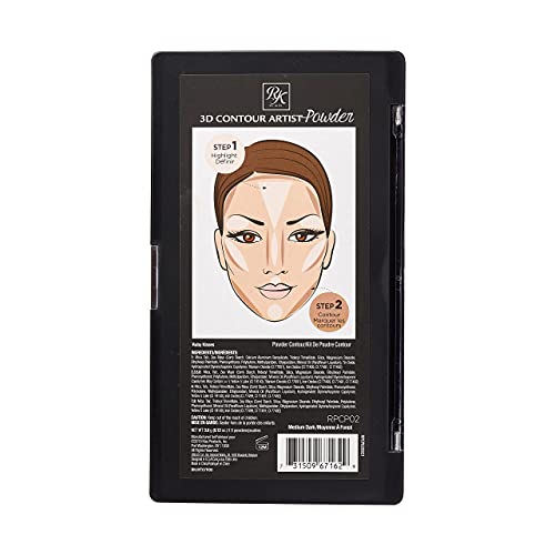 Ruby Kisses 3D Powder Contour Palette Medium Dark Define your