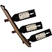 Handmade Wooden Triple Wine Bottle Holder