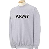 ARMY Crewneck Sweatshirt in Gray