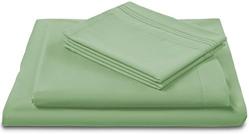 Luxomere ULTRA SOFT Brushed Microfiber Bed Sheet Set – Luxury Hotel Collection Bedding with Deep Pockets, Fade Wrinkle &amp; Stain Resistant 3-Piece (SLEEP IN STYLE) Fitted Bed Sheets (Twin, Dusty Sage)