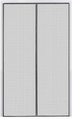 Magnetic Screen Door 38\'\'x84\'\' Reinforced Fiberglass Mesh Curtain Patio Door Screen with Super Tight Self Closing Magnetic Seal, Full Frame Hook & Loop Fits Door Size up to 37\'\'x84\'\' Max (38x84 Inch)