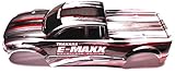 E-MAXX Brushless BODY shell (GREY, BLACK and RED, Traxxas 3908