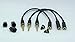 Great Value Tech 3 Replacement Headphone Wires with 3 Black Cover/Screws for iPhone 5/5s/5c LifeProof Cases