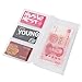 (3-Pack)Transparent Plastic Zipper Pouch Case,Travelers Notebook Inserts Standard Size 8.3