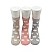 FloraKoh Women Cotton Crew Casual Socks 3pair Pack (Sheep)