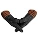 LETHMIK Mens Thick Unique Winter Knit Gloves with Warm Wool Lining Gray