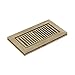 4X10 White Oak Wood Flush Mount Floor Register Vent Cover Unfinished, 3/4