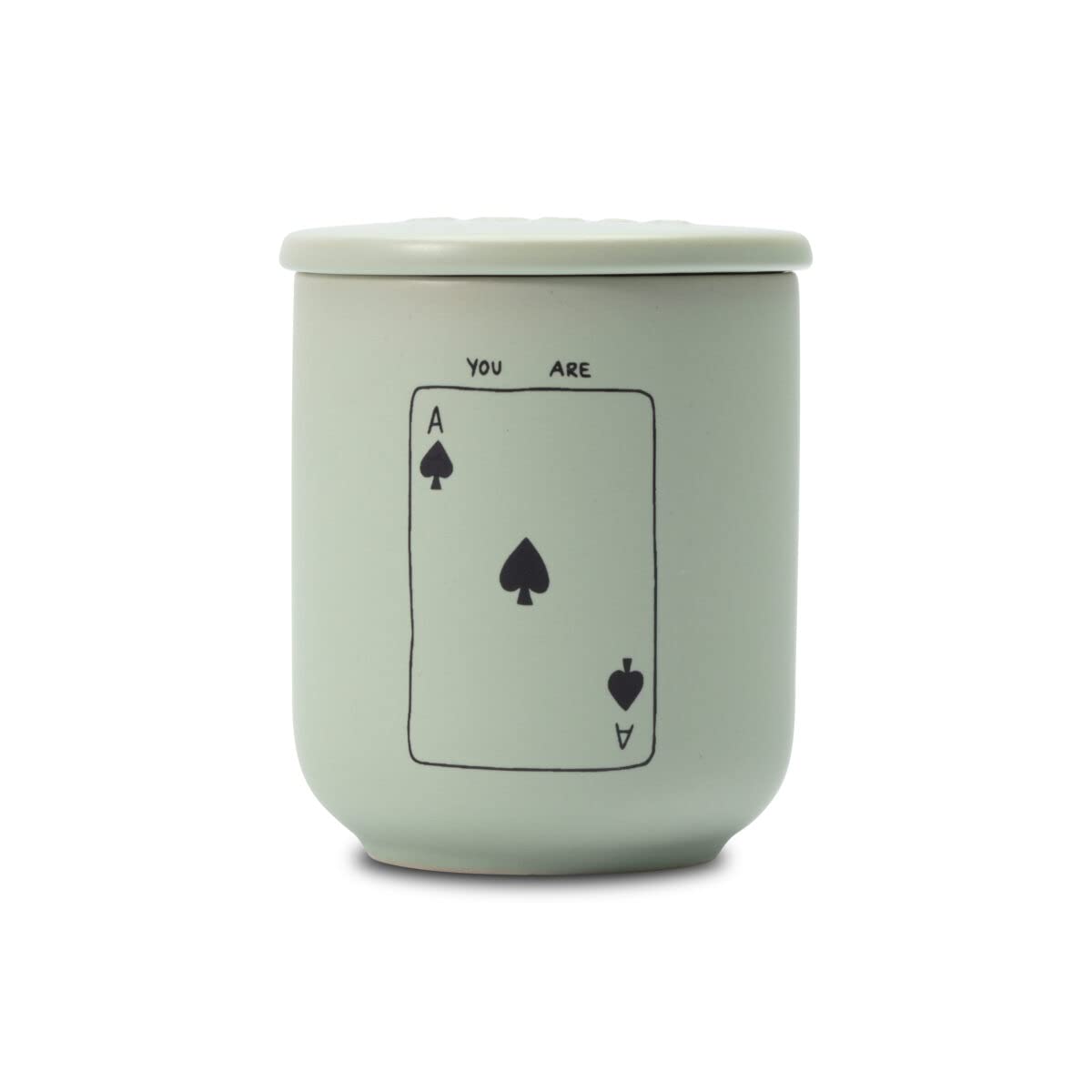 Maegen Vox Range You are Ace Candle - Aromatic Woods, 8.5oz, Ceramic Container with Lid