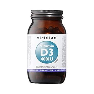 Viridian Vitamin D3 400iu – 90 Vegicaps