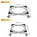 Adjustable Telescopic Furniture Dolly Roller Movable Base Mobile Washing Machine Dolly for Refrigerator Dryer Washer Cabinet, with 4 Locking Rubber Swivel Wheels