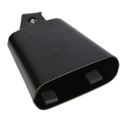 Stagg CB305BK Rock Cowbell for Drumset,Black,5.5-Inch
