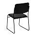 Flash Furniture 5 Pack HERCULES Series 500 lb. Capacity High Density Black Vinyl Stacking Chair with Sled Base