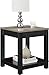 Ameriwood Home Carver End Table, Black
