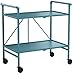 Cosco Outdoor Living Indoor/Outdoor Folding Serving Cart, Teal
