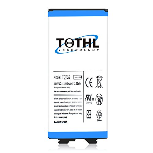 Battery for LG G5, TQTHL Replacement Li-Ion Battery for LG G5 [ US992, VS987 (Verizon), H820(AT&T), H830(T-Mobile), LS992(Spring), H850, H858 ] 3200mAh BL-42D1F Spare Battery