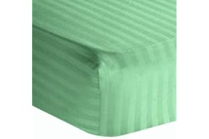 Different Sheeting 2 Piece Fitted Hospital Sheets with 8-inch Deep Pocket- 400 Thread Count- 1 Fitted & 1 Pillowcases- Soft &