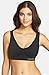 Camellias Women's Seamless Sports Everyday Bra Wire Free Wide Shoulder Straps Bralette with Removable Cups for yoga Gym ,SZ9000-2White&1Black-XL