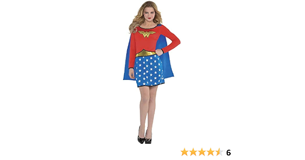 Long-Sleeve Wonder Woman Dress 
