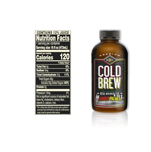 ARIZONA COLD BREW GREEN TEA – PREMIUM COLD BREW ICED TEA (PACK OF 12)