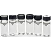 Hach Portable Turbidimeter Sample Cells, 25 mm Round Glass, 2434706 | Compatible with 2100Q and 2100Qis, Pack of 6