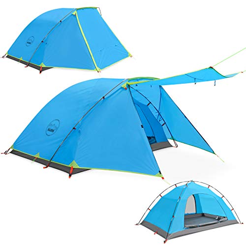 KAZOO 2／4 Person Camping Tent Outdoor Waterproof Family Large Tents 2/4