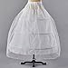 Bridess Women's Crinoline Underskirt Petticoat slip for Wedding Bridal Dress White