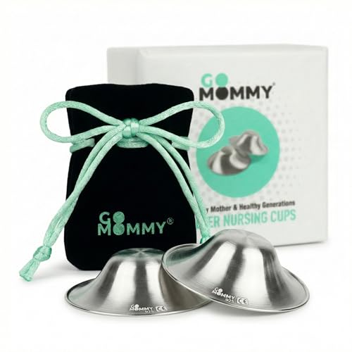 Go Mommy Sterling Silver Nursing Cups