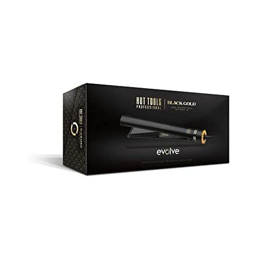 Hot Tools Evolve Titanium Hair Styling Iron - Black & Gold - 32mm