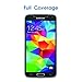 JETech Screen Protector for Samsung Galaxy S5, Tempered Glass Film, 2-Pack