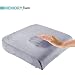 COMFYSURE Extra Large Firm Seat Cushion Pad for Bariatric Overweight Users - Firm Memory Foam Chair Support Pillow for Wheelchair, Office & Car 19"x18"x3" (Grey) primary