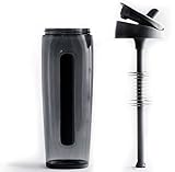 Trimr Duo Shaker Cup Black, 38 oz